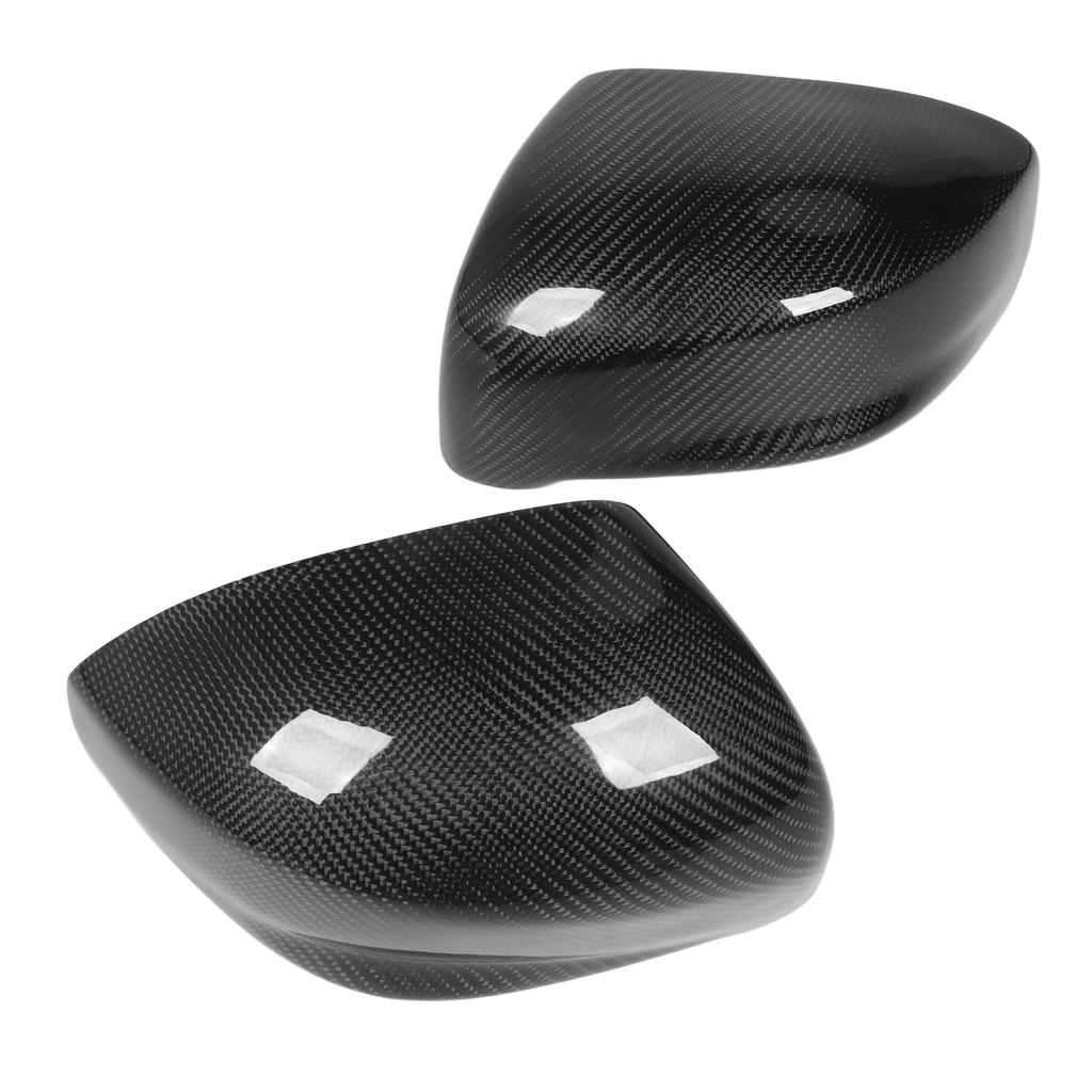 2 STÜCKE Seite Rückspiegel Abdeckung Links Rechts Dry Carbon Fiber Kratzfest für GTR R35 2008 zu