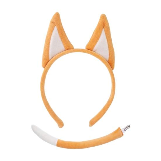 1/2 Pcs/Set Dog Costume Props Animal Ears Decor Hair Hoop Tail Set Birthday Party Cosplay Dress Up Accessories