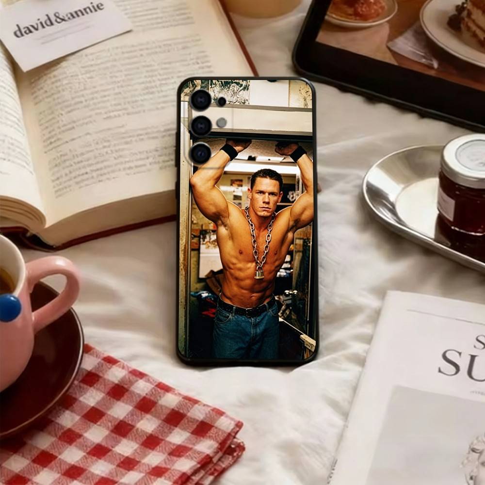 Wrestler John Cena Phone Case Soft black For Samsung S25,S24,S21,S22,S23,S30,Ultra,S20,Plus,Fe,Lite