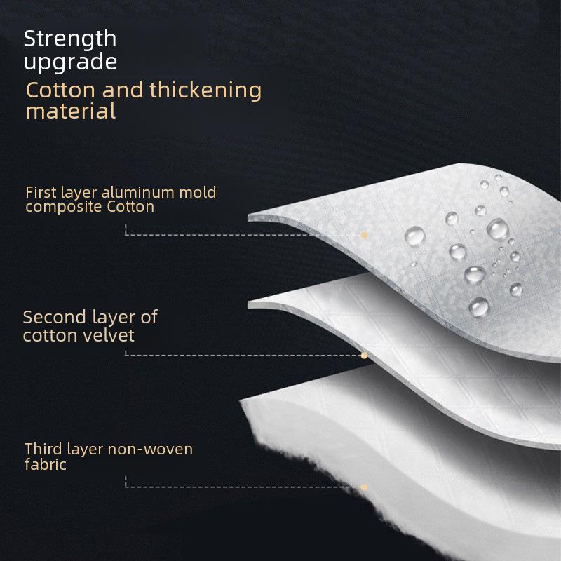 Car Front Windshield Snow and Sun Cover - Anti-Frost, Anti-Freeze, Thickened Half Cover