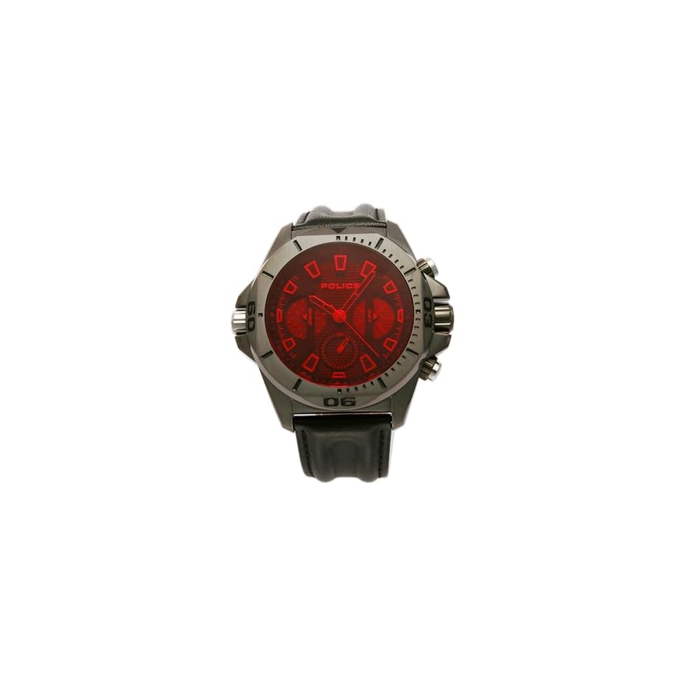 Police Electrical Quartz Watch Black Case/Band Men s JF0022502