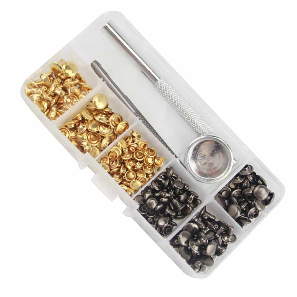 120x Metal Snap Fastener Press Button Stud For DIY Sewing Clothes Accessories