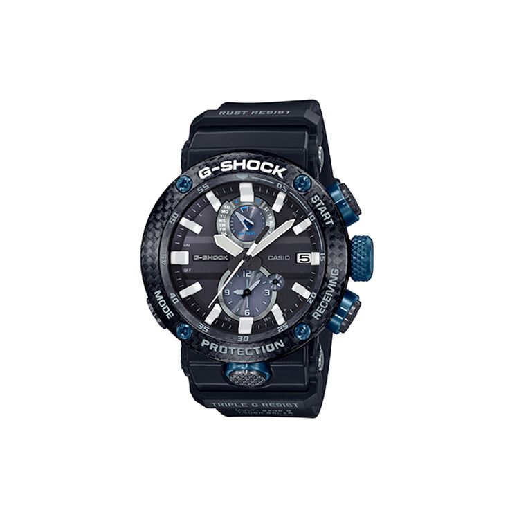Casio Men's Black G-Shock 200M Waterproof Casual Fashion Solar Quartz Movet Resin Strap Watch Watches Gwr-B1000-1A1pr