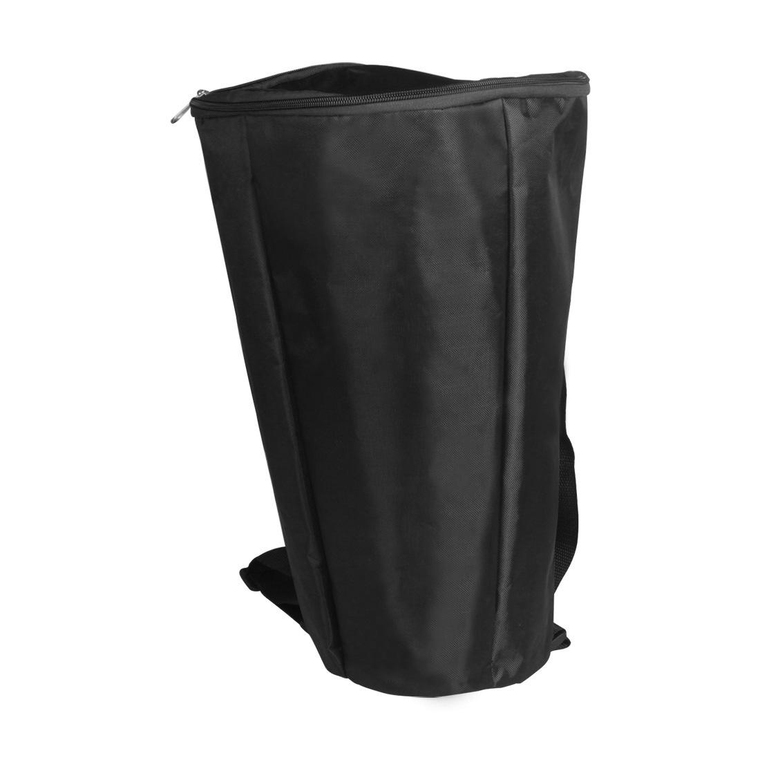 8-Inch Waterproof African Drum Handbag Backpack Black чёрный