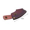Leather Axe Cover with Secure Attachment and Easy Access Loop for Safe and Convenient Use in Outdoor Activities