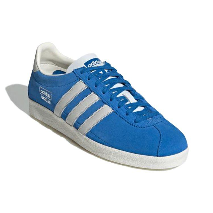 adidas Gazelle Vintage Blue Bird Unisex Sneakers Off-White Chalk-Yellow H02897