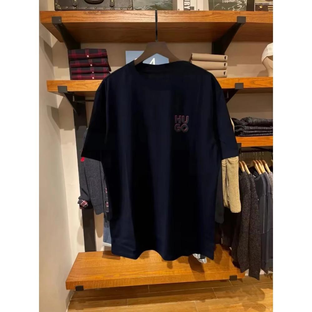 2024 New Men Women T Shirts Designer Tees Hugo Print Short Sleeve Loose Oversized Top Round Neck Men Women Cotton T-Shirts