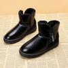 Snow Boots Women's 2025 New Velvet Thickened Medium Tube Waterproof and Non-slip Fur Integrated Winter Warm Cotton Shoes and Boots