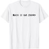 CHzwBEST Music Is The Answer Funny Music Lovers Musician Singer T-Shirt