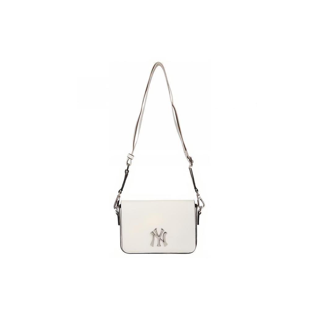 New MLB Monogram Collection Cotton Mahjong Bag Shoulder Bag Crossbody Bag Regular Unisex Cream White 32BGPB111-50I