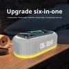 RGB Digitaler Wecker Nachtlicht Temperaturanzeige Bluetooth-kompatibler Lautsprecher 15W Schnell