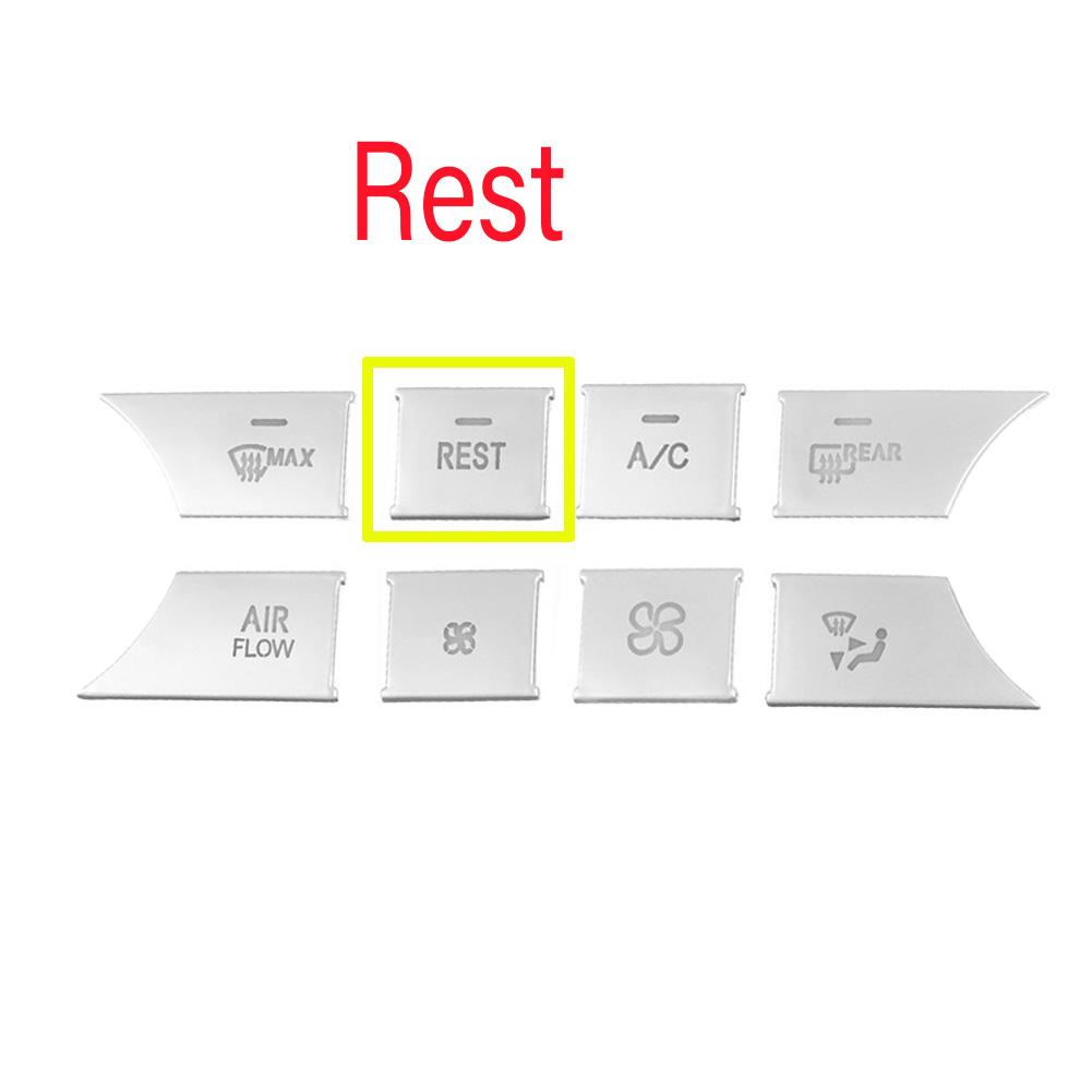 Car AC Dash Buttons Cover Media Volume Buttons Cover Stickers for Mercedes Benz GLE SL M ML GL CLS AMG C