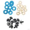 10x Glitter Safety Teddy , 24mm
