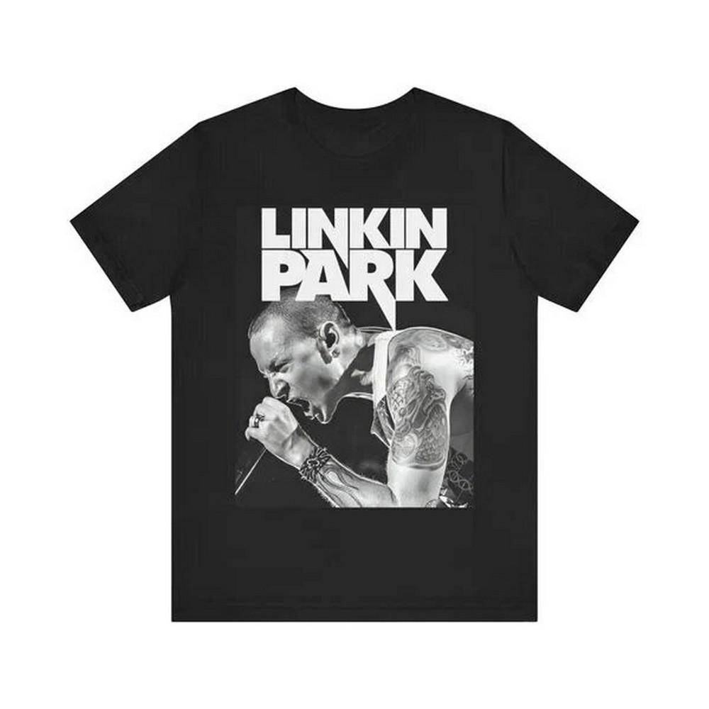 

HOT Linkin Park TShirt Short Sleeve Black Cotton Tshirt Size S to 5XL Unisex T-Shirt XXL