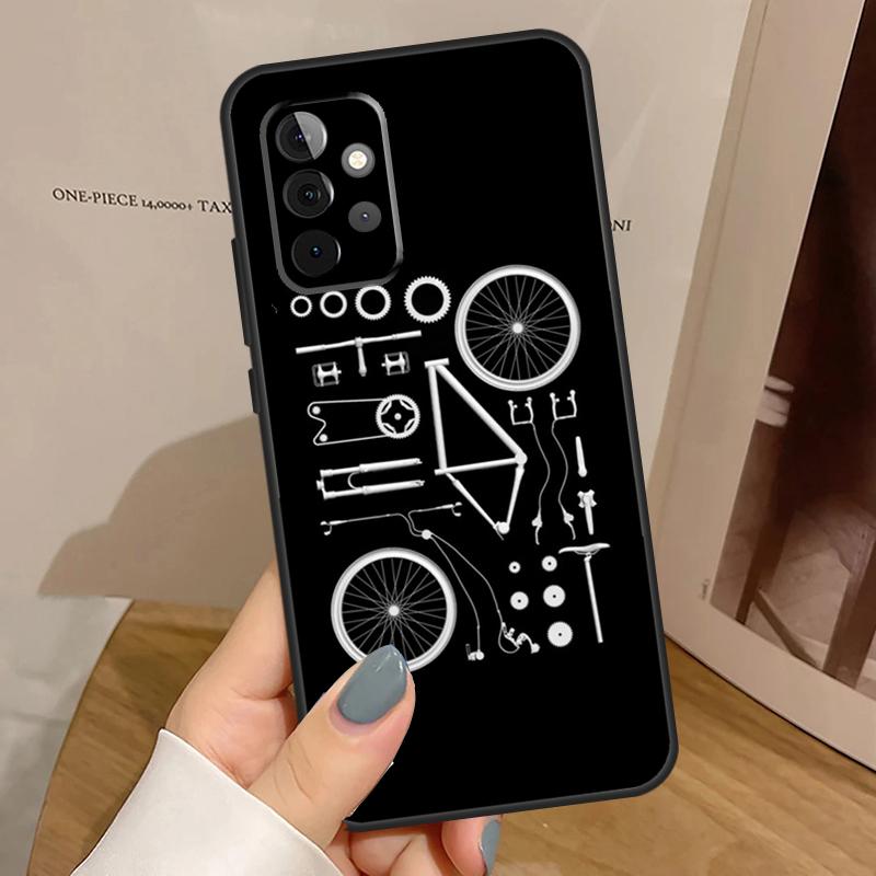 Bike Bicycle Cycling Funda For Samsung Galaxy A15 A25 A35 A55 A52 A32 A12 A14 A34 A54 A51 A71 A53 A13 A33 Case