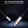 Kabel mikrofonowy Xlr Zbalansowany kabel Audio Męski na żeński Drut do harmonizatorów studyjnych Płyty mieszające