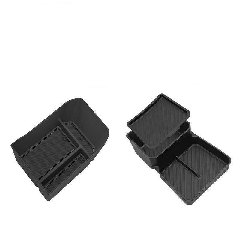 Voor Kia Ev3 - Siliconen Middenconsole Laag Opbergbakje Lade Armsteun Box Organizer Auto Interieur Accessoires