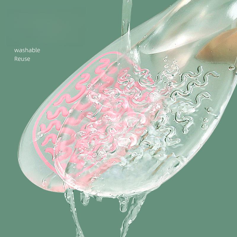 GEL Arch Seven-point Pad High Heels Soft Self-adhesive Adjustment Size Insole Arch Support Shock Absorption and Anti-slip Half Size Pad