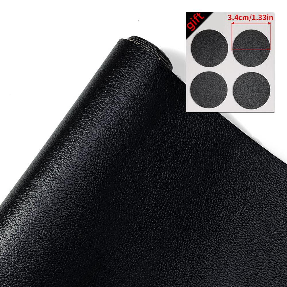 

PU Leather Repair Decorative Adhesive Vinyl DIY Self-adhesive Film for Furniture Waterproof Home Garden Stickers Room Decoration 35x50cm