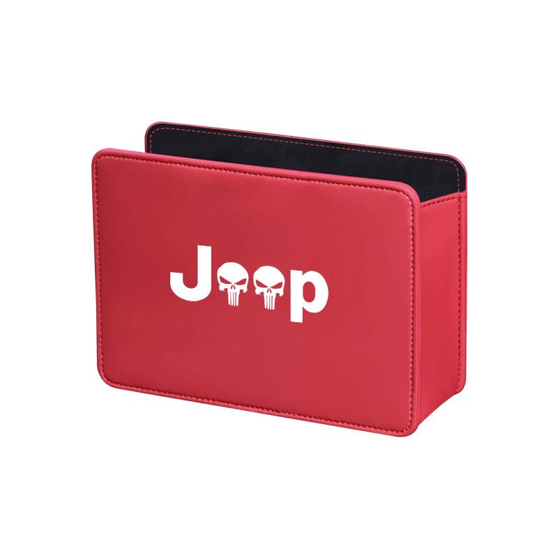 Jeep Autó Bőr Szemetes Autó Ajtó Ülés Hátsó Tároló Doboz Kiegészítők Jeep Grand Cherokee Wrangler JK Gladiator Comp-hoz