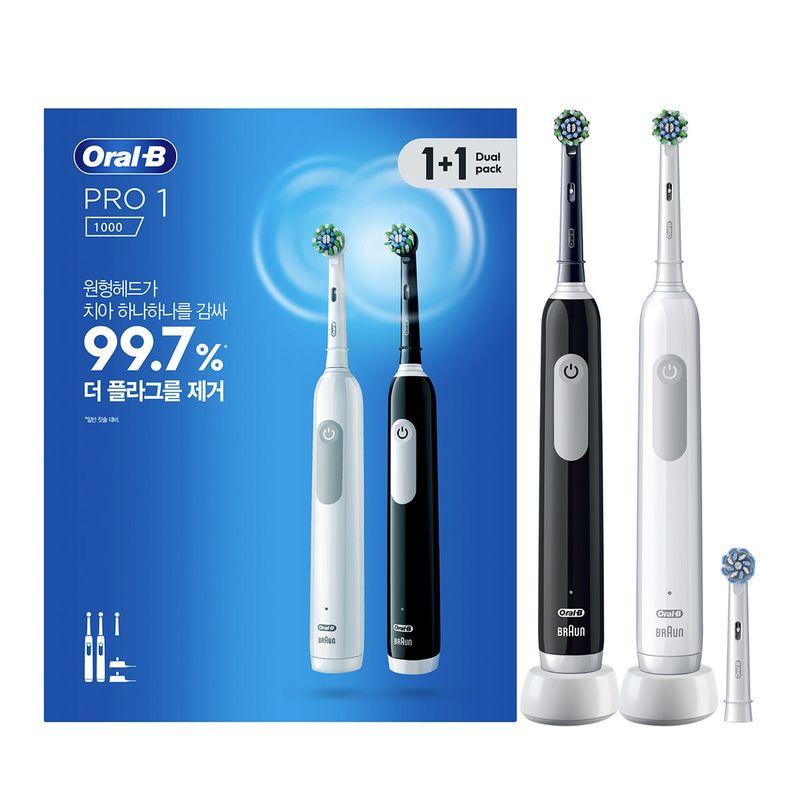

Oral-B Elec Toothbrush Pro 1 Dual Pack