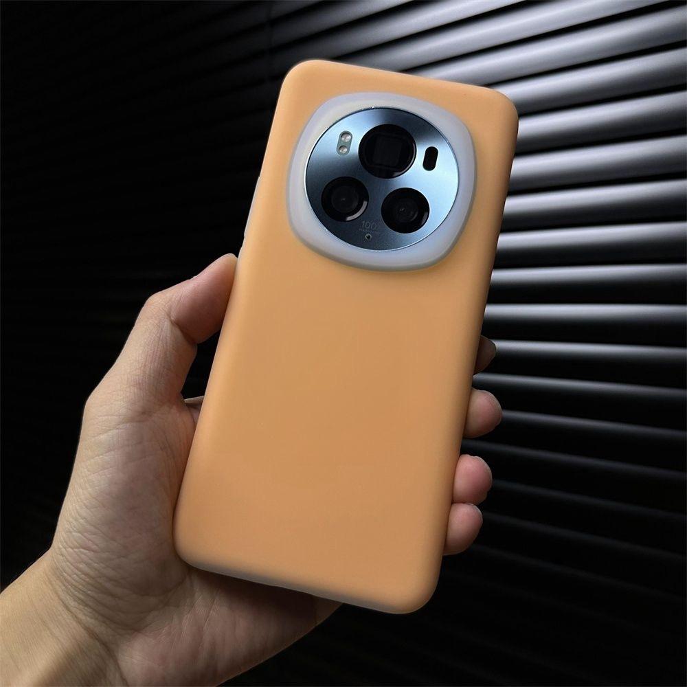 Milk Blue Jelly Magnetic Skin Suction, Suitable for Honor Magic1pro Mobile Phone Case, Liquid Silicone Magic Magic1