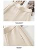 Women's 2026 Autumn/Winter Loose Slimming Woolen Crop Pants