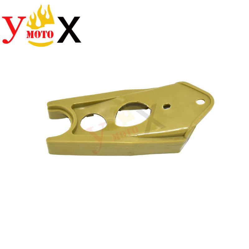 For YAMAHA DT230 DT200 DT125 DT125R Motorycycle Rubber Chain Guide Slider Chain Cover Protection Swingarm Protector светло-желтого