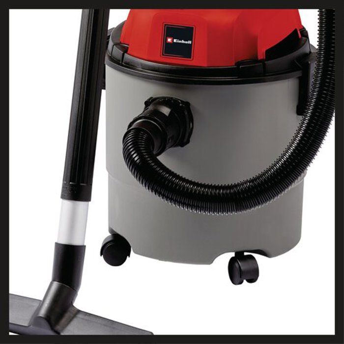 Einhell aspirateur eaux et poussières tc-vc 1815 (1250 w, cuve 15l, livré avec accessoires)