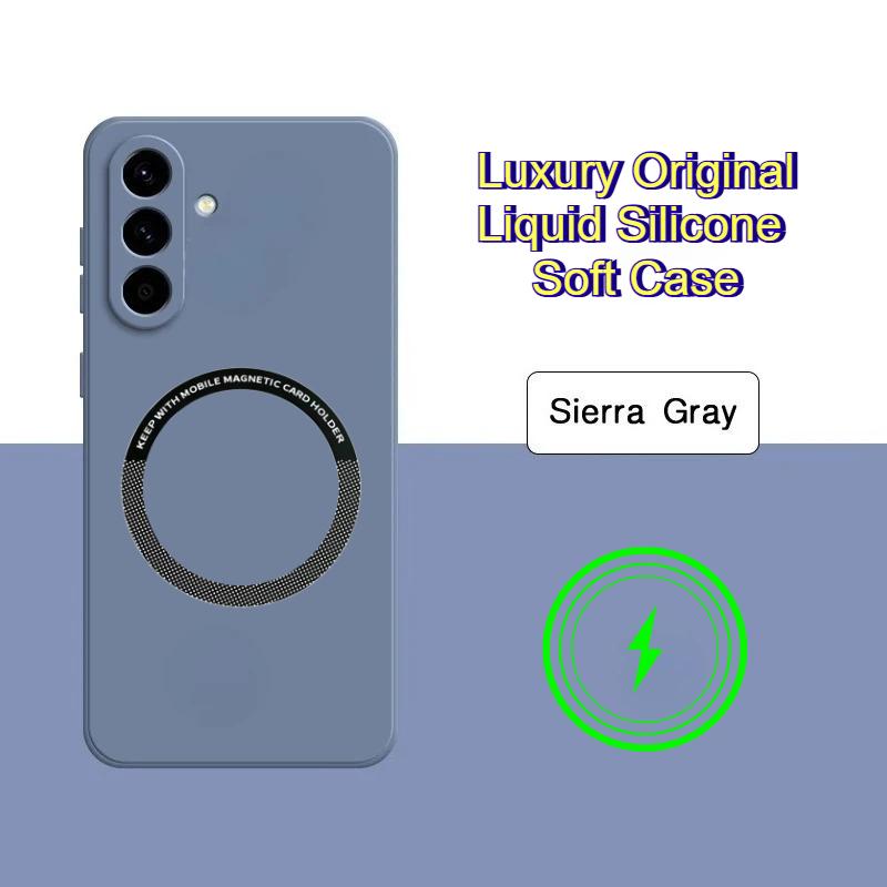 Luxury Original Liquid Silicone Soft Case For Samsung A57 A37 A17 A07 A56/36/26/16/06 A55/35/25/15/05S S26 S25 Ultra Plus Cover
