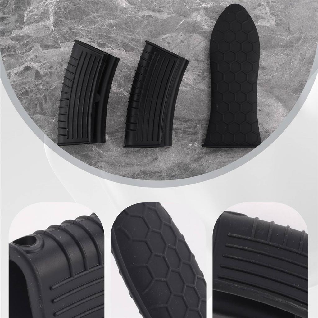 BHBL Silicone Hot Handle Holder Cover Set Assist Pan Handle Sleeve Potholders Cast Iron Skillets Handles Grip Covers