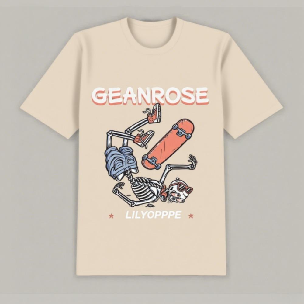 Nové pouliční stylové prodyšné tričko Trendový potisk Vznikající umění Denní styl Bavlna Krátký rukáv Pánské Pár Módní Značka Topy