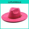 Knot Embroidered Wool Felt Hat With Wide Brim For Winter Fashion Lovers