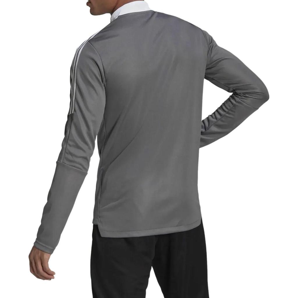 adidas Jackets Men's Gray Stand Collar Moderate Other GM7306