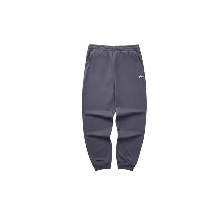 Skechers Colorful Casual Series Solid Color Logo Drawstring Knit Joggers Men Joggers Odyssey-Gray L323M102-026R XXL