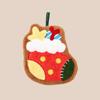 Coral Fleece Cartoon Hand Towel Absorbent Decoration Towel Soft Christmas Hand Towel  Daily Use