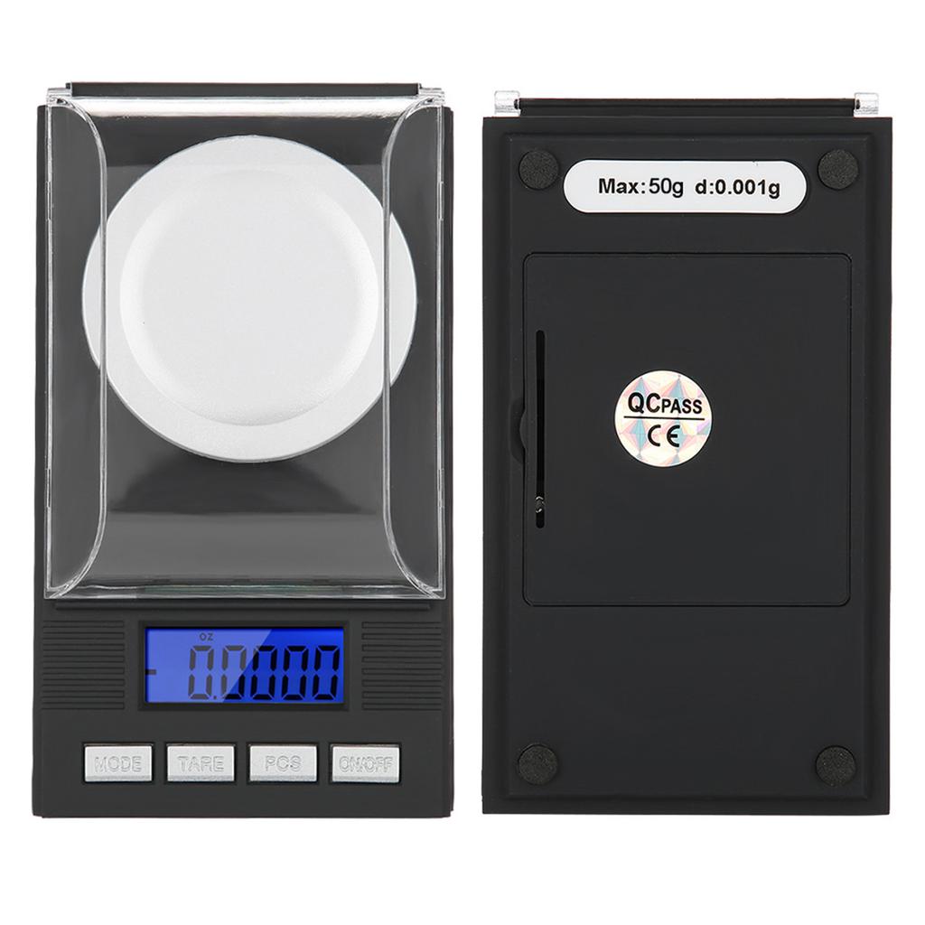 Mini Portable High Accuracy 0.001g Pocket Jewelry Scale with LED Digital Display 50g