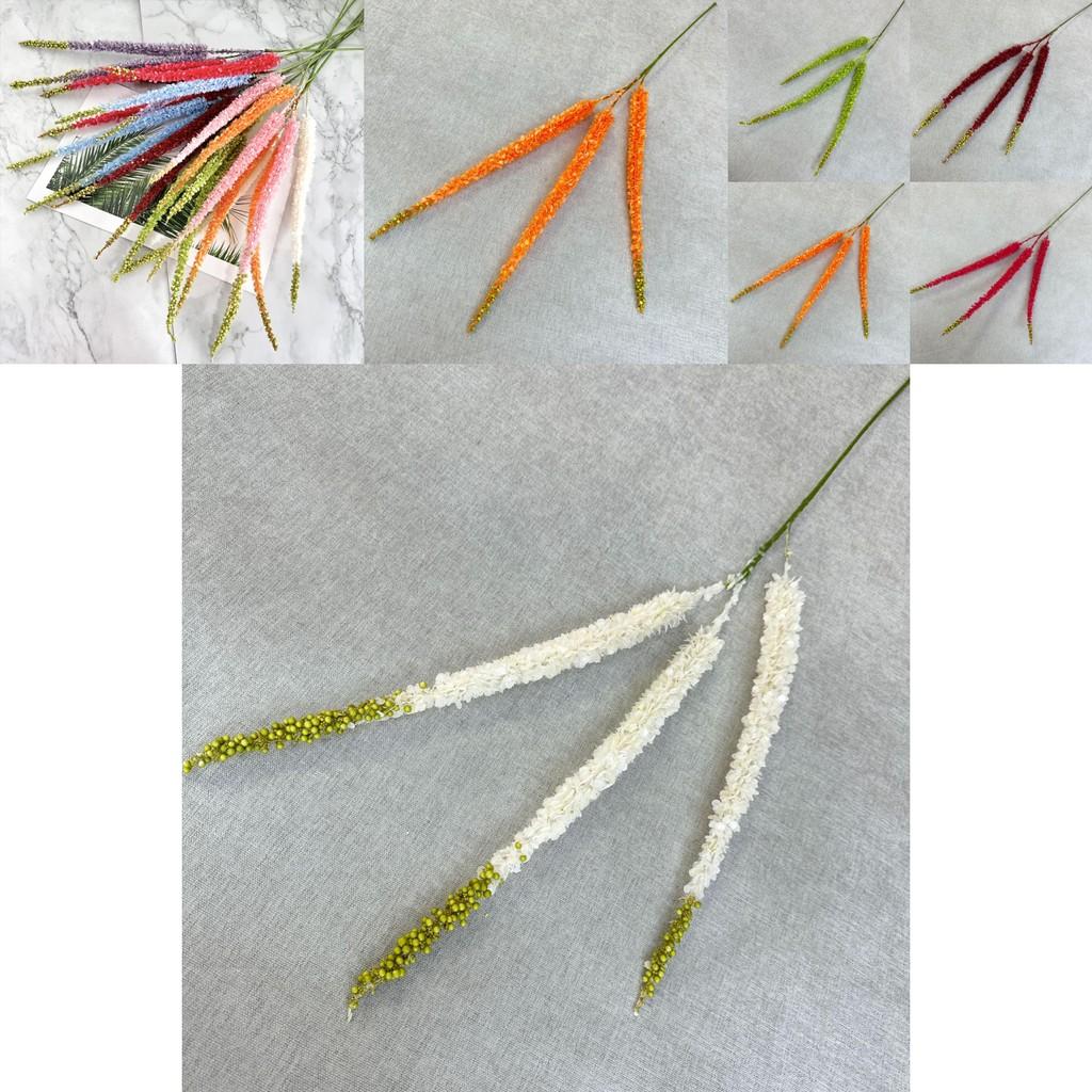 Plastic Typha Angustata Bory Et Chaub Flower Decorative Piece For Wedding And Interior Design