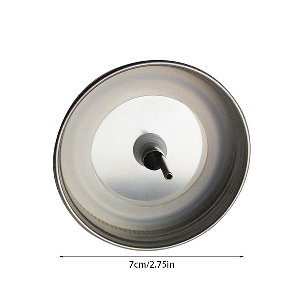 4x Durable And Convenient Stainless Steel Pour Lid For Everyday Convenient And Practical