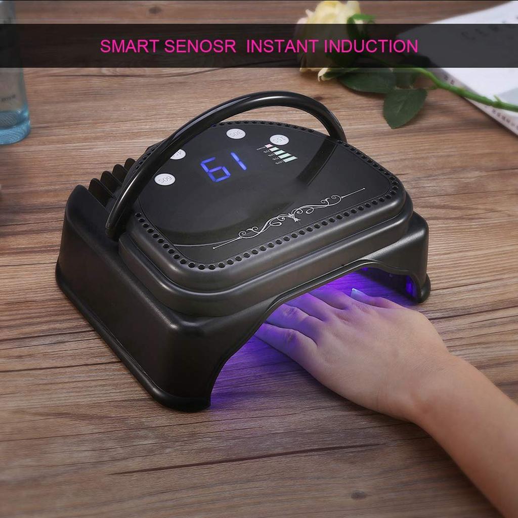 Cordless Rechargble LED Nail Lamp Dryer NaMachine with Smart Sensor Manicure Tools