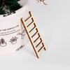 5pcs DIY HandCraft Miniature Miniature Wooden Ladder Micro Landscape Garden Ornament Home Decoration
