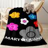 Flower Power Fashion Flannel Blanket-Soft and Suitable for Sofas,Beds,Offices,Travel,All Seasons,Great Gift for Holidays and Birthdays.