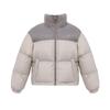 Women's 2025 Korean Style Patchwork Down Jacket - Short, Thickened, White Duck Down, Winter Coat