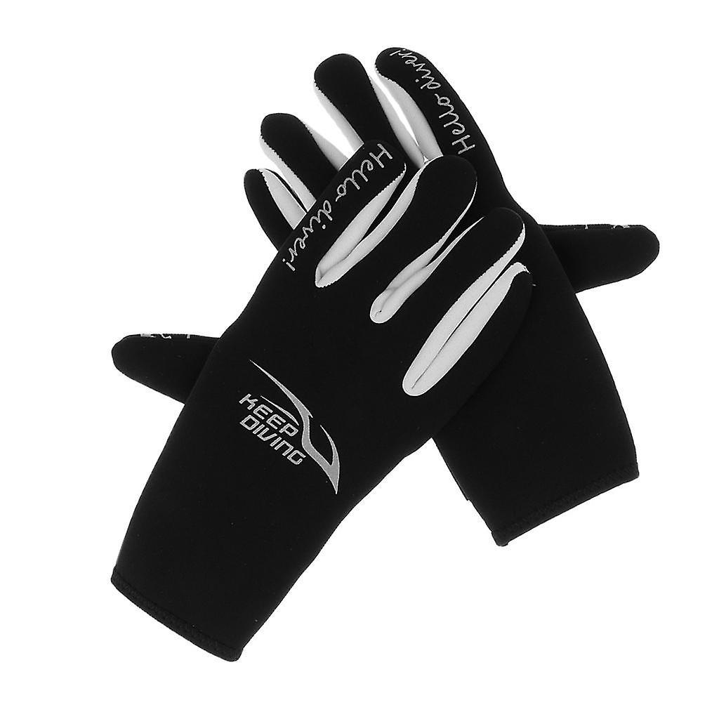 1 Pair 3mm Neoprene Scuba Diving Swimming Surfing Kayaking Gloves Wetsuit S