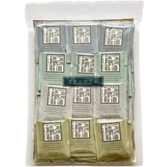 TEARTH 4 types tea set Black Earl Grey bags individually packaged 80 included