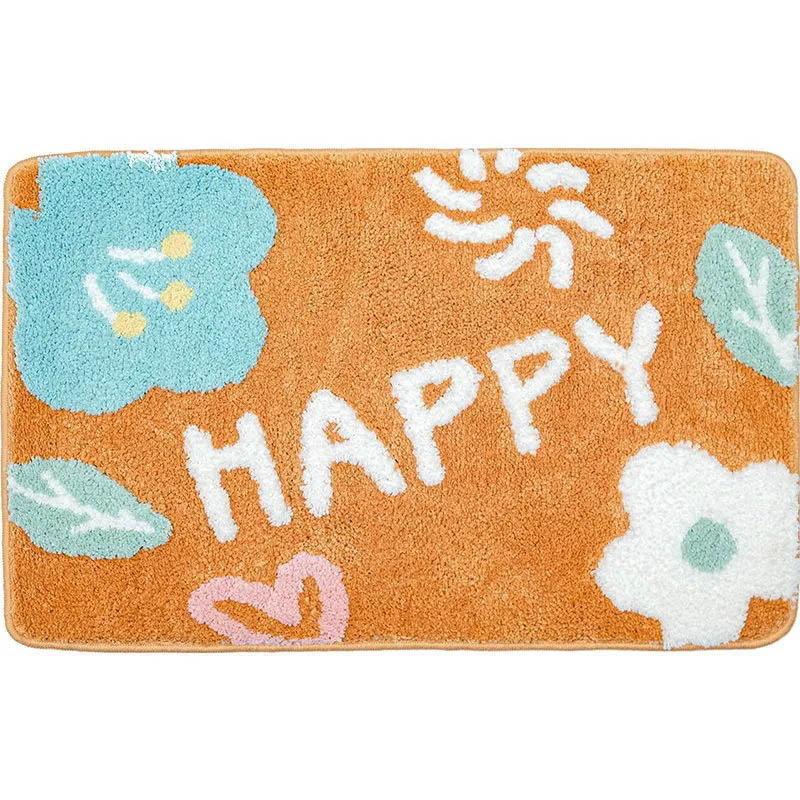Bathroom Non-slip Absorbent Carpet Home Bedroom Mats Plush Floor Doormat Bathroom Washable Quick Drying Carpet