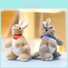 Kangaroo Stuffed Animal Decor Keyring Cute Plush Soft Toy For Backpack