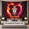 Custom Name Text Tapestry Southampton FC Personalized Polyester Wall Tapestry For Bedroom And Room