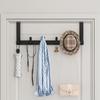 Aluminum Alloy Coat Hat Rack 5/6 Hooks Behind Door Hook Durable Clothes Hanging Rack  Home Gadgets