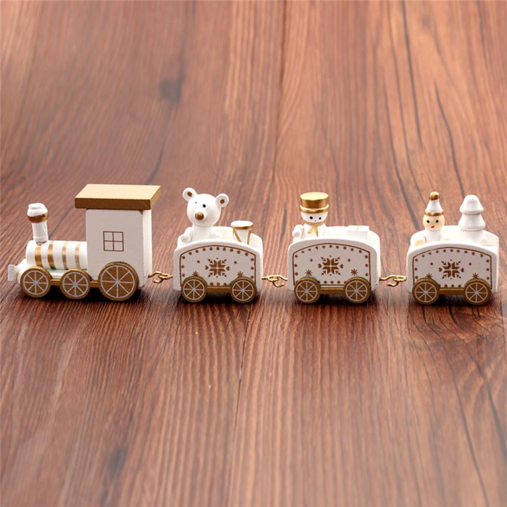 Christmas Train Woods Ornament Tree Children Gift Party Decor